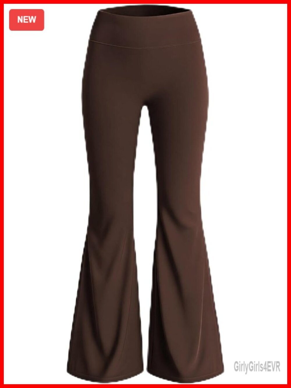 High Waisted Flare Yoga Leggings Wide Leg 32" Inseam Tummy Control Squat Proof